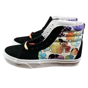 Vans Sk8-Hi Cultivate Care Floral Black & White‎ Skate Shoes Men 6/Women 7.5